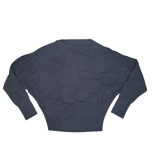 We the free free people Asymmetrical Black Long Sleeve Top with zipper accent xs - Picture 2 of 7